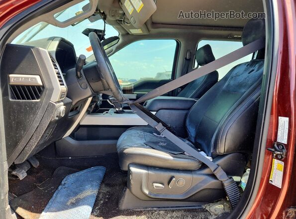 1FTEW1EF3GKD42564 2016 FORD F150 Brown წინა სალონის ხედი