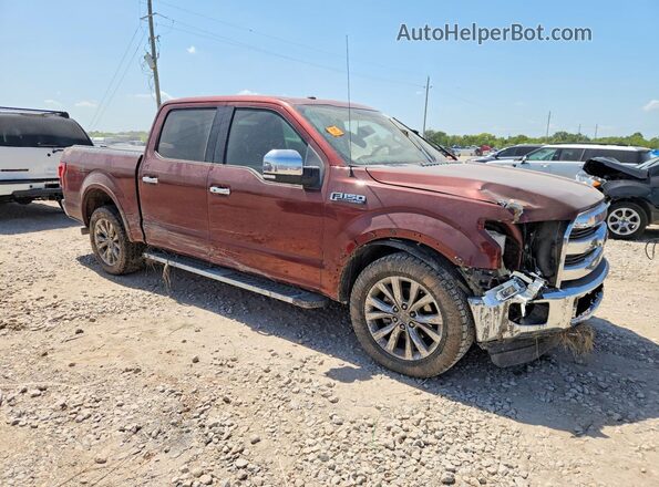 1FTEW1EF3GKD42564 2016 FORD F150 Brown წინა მარჯვენა