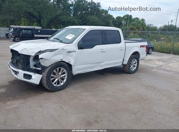 1FTEW1EF4HFB06483 2017 FORD F150 White Vista tres cuartos delantera izquierda