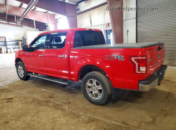 1FTEW1EF5GFB47574 2016 FORD F150 Red Trasero izquierdo