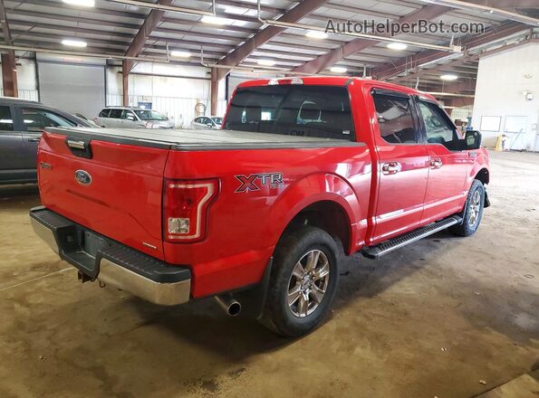 1FTEW1EF5GFB47574 2016 FORD F150 Red Trasero derecho