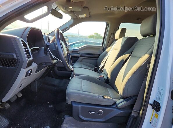 1FTEW1EF5HKC82739 2017 FORD F150 White Widok wnętrza z przodu