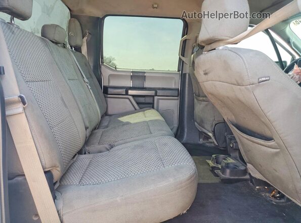 1FTEW1EF9GKD01372 2016 FORD F150 White Rear seats view