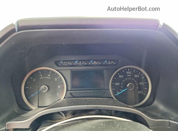1FTEW1EF9HFC77620 2017 FORD F150 White Vista del cuadro de instrumentos