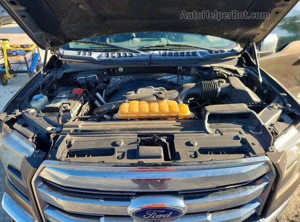 1FTEW1EG0GKF91204 2016 FORD F150 Gray Вид задньої частини салону