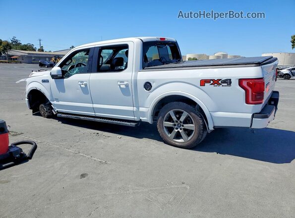 1FTEW1EG0HFC68913 2017 FORD F150 White Trasero izquierdo
