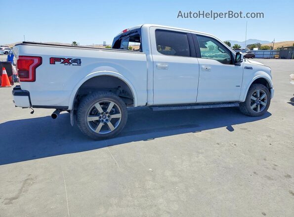 1FTEW1EG0HFC68913 2017 FORD F150 White Trasero derecho
