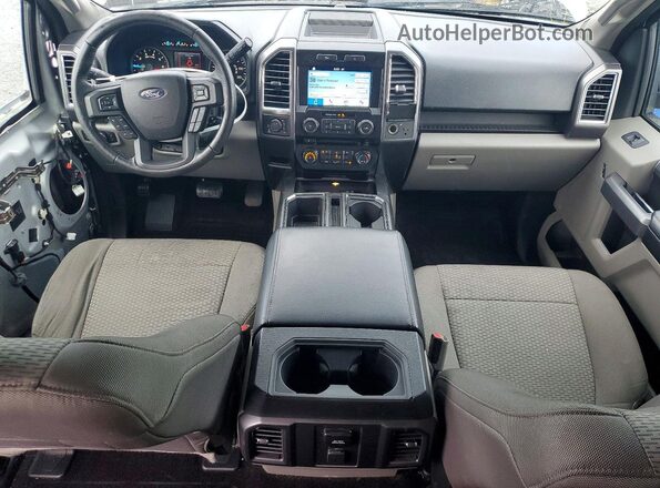 1FTEW1EG1GFA57766 2016 FORD F150 Silver Առջևի վահանակի տեսք
