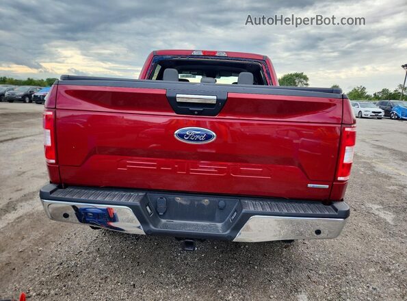 1FTEW1EG1JFC66299 2018 FORD F150 Red Вид ззаду