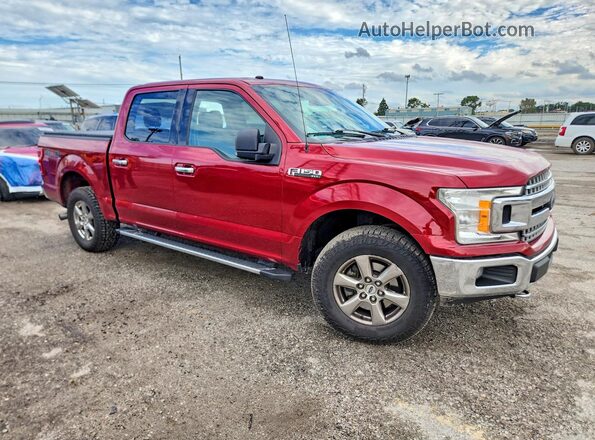 1FTEW1EG1JFC66299 2018 FORD F150 Red Передня права чверть