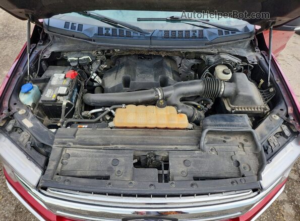 1FTEW1EG1JFC66299 2018 FORD F150 Red Вид задньої частини салону