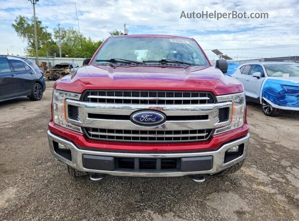 1FTEW1EG1JFC66299 2018 FORD F150 Red Вид спереду