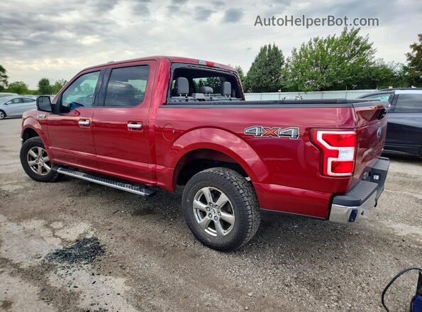 1FTEW1EG1JFC66299 2018 FORD F150 Red Задня ліва чверть