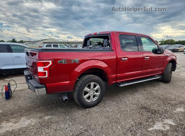 1FTEW1EG1JFC66299 2018 FORD F150 Red Задня права чверть