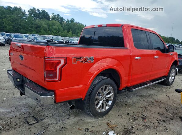 1FTEW1EG2GFA65827 2016 FORD F150 Red უკანა მარჯვენა