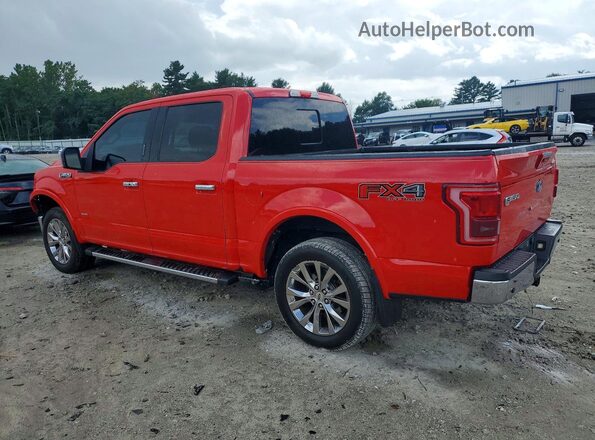 1FTEW1EG2GFA65827 2016 FORD F150 Red უკანა მარცხენა