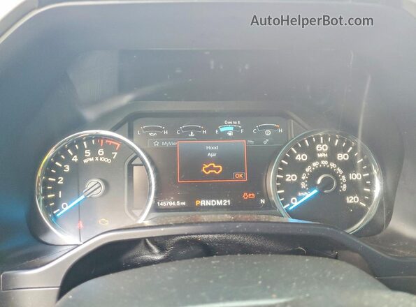 1FTEW1EG2GFA65827 2016 FORD F150 Red ხელსაწყოთა პანელის ხედი