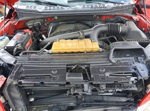 1FTEW1EG2GFA65827 2016 FORD F150 Red უკანა სალონის ხედი