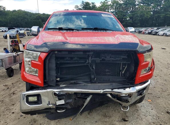 1FTEW1EG2GFA65827 2016 FORD F150 Red წინა ხედი