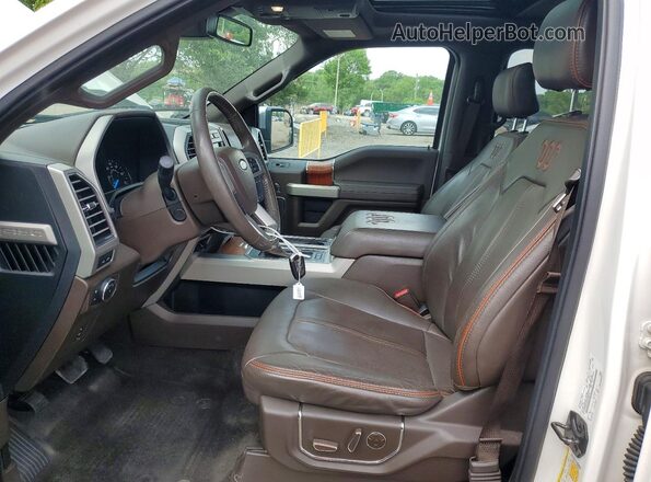 1FTEW1EG2HFA88218 2017 FORD F150 White Vista interior delantera