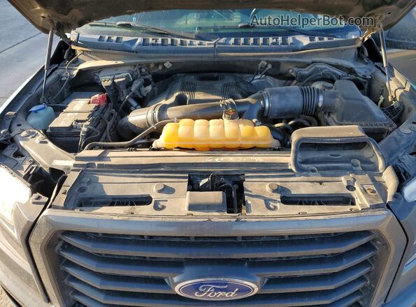 1FTEW1EG2HKE36008 2017 FORD F150 Gray Вид задньої частини салону