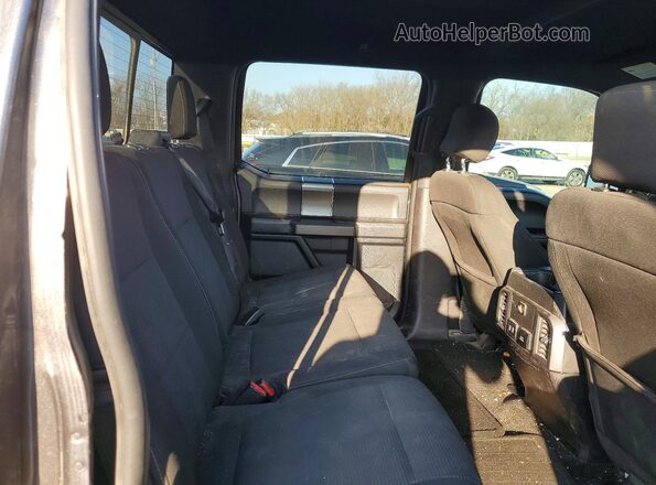1FTEW1EG2HKE36008 2017 FORD F150 Gray Вид задніх сидінь