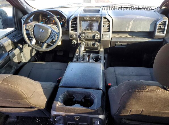 1FTEW1EG2HKE36008 2017 FORD F150 Gray Вид панелі приладів