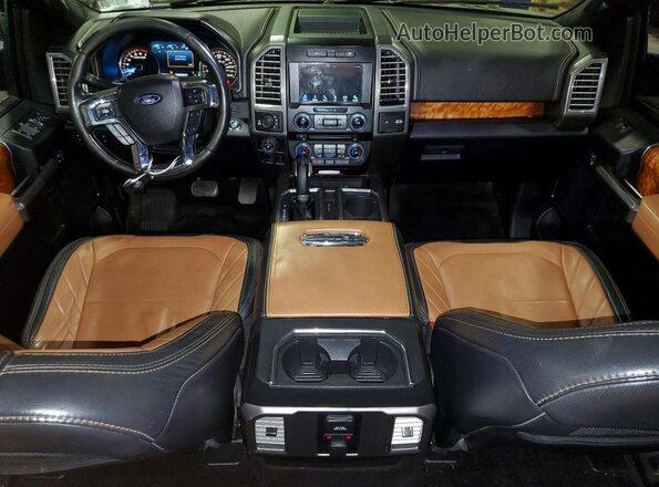 1FTEW1EG3GFD29752 2016 FORD F150 Black Առջևի վահանակի տեսք