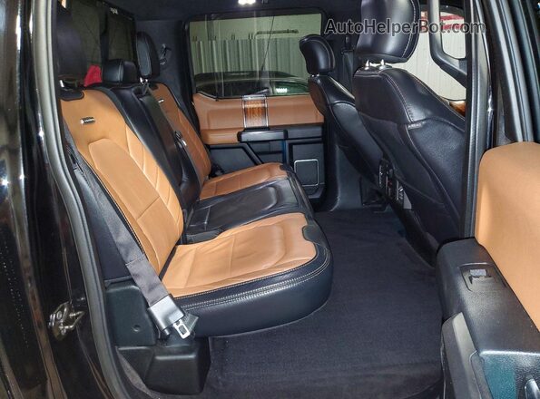 1FTEW1EG3GFD29752 2016 FORD F150 Black Հետևի նստատեղերի տեսք