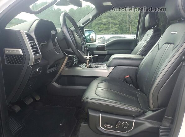 1FTEW1EG3HFB29097 2017 FORD F150 White Widok wnętrza z przodu