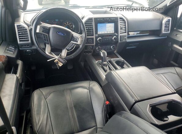 1FTEW1EG3HFB29097 2017 FORD F150 White Widok deski rozdzielczej