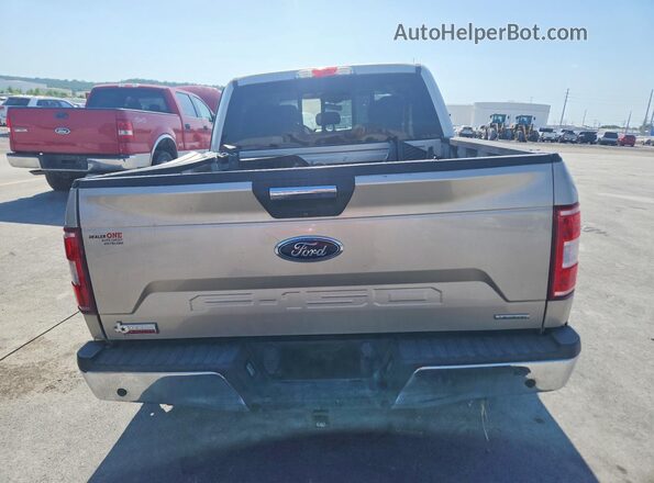 1FTEW1EG3JKD04669 2018 FORD F150 Желто-коричневый Вид сзади