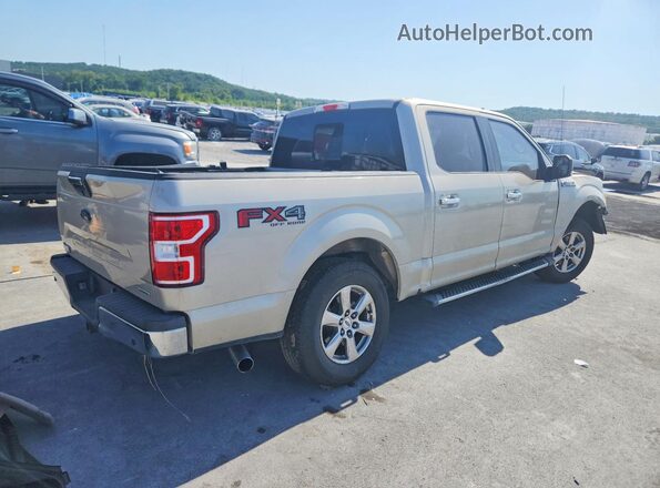 1FTEW1EG3JKD04669 2018 FORD F150 Желто-коричневый Задняя правая четверть
