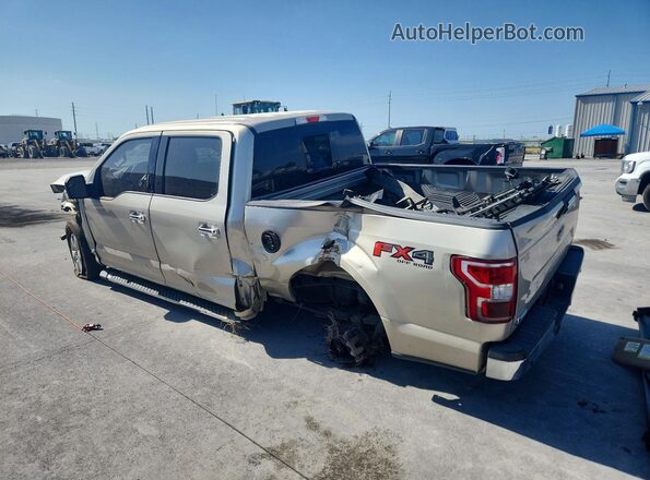 1FTEW1EG3JKD04669 2018 FORD F150 Желто-коричневый Задняя левая четверть