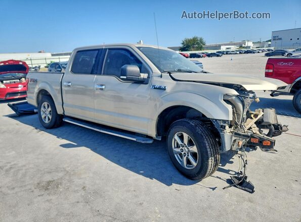 1FTEW1EG3JKD04669 2018 FORD F150 Желто-коричневый Передняя правая четверть