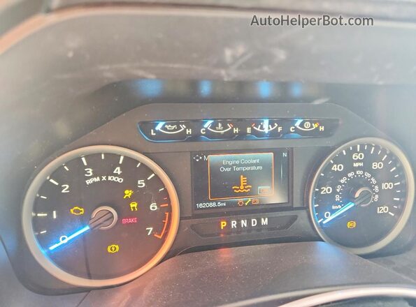 1FTEW1EG3JKD04669 2018 FORD F150 Желто-коричневый Вид щитка приборов