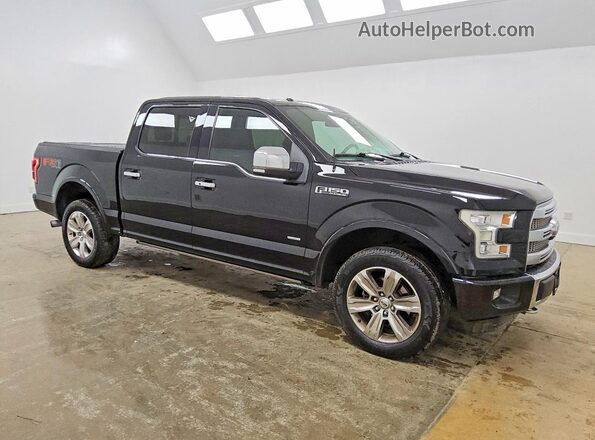 1FTEW1EG5GFB22361 2016 FORD F150 Black Delantero derecho