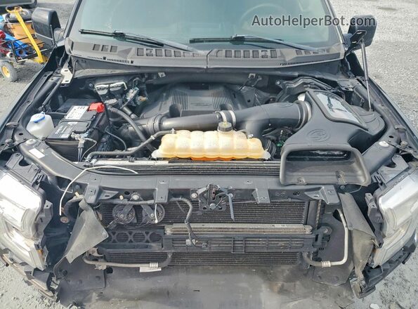 1FTEW1EG5HFC82032 2017 FORD F150 Black Вид задньої частини салону