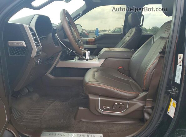 1FTEW1EG5HFC82032 2017 FORD F150 Black Вид салону спереду