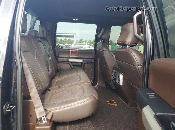 1FTEW1EG5HFC82032 2017 FORD F150 Black Вид задніх сидінь