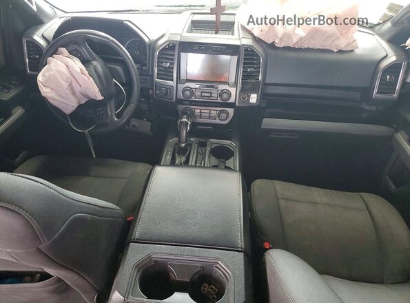 1FTEW1EG6GKF88985 2016 FORD F150 Белый Вид панели приборов