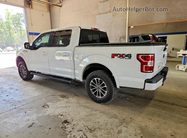 1FTEW1EG6JFC71742 2018 FORD F150 White Trasero izquierdo