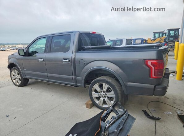 1FTEW1EG7HFB33458 2017 FORD F150 Gray Trasero izquierdo