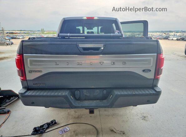 1FTEW1EG7HFB33458 2017 FORD F150 Gray Vista trasera