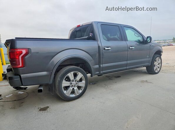 1FTEW1EG7HFB33458 2017 FORD F150 Gray Trasero derecho