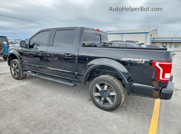 1FTEW1EG7HKC28495 2017 FORD F150 Black Задня ліва чверть