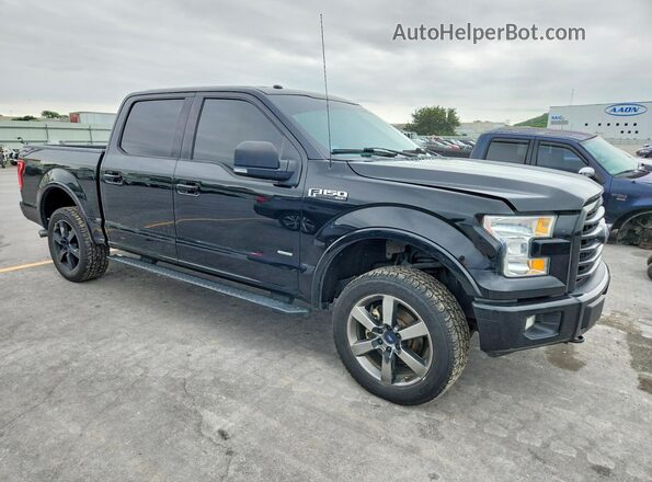 1FTEW1EG7HKC28495 2017 FORD F150 Black Передня права чверть