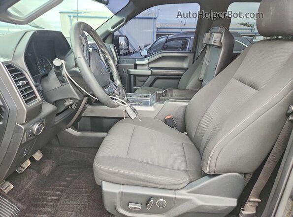 1FTEW1EG7HKC28495 2017 FORD F150 Black Вид ззаду