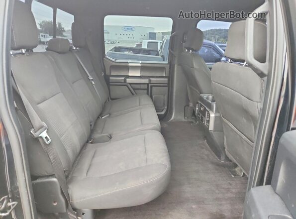 1FTEW1EG7HKC28495 2017 FORD F150 Black Вид щитка приладів