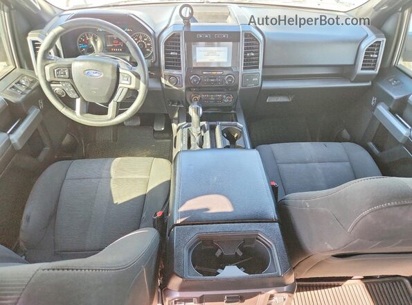 1FTEW1EG7HKC84503 2017 FORD F150 Silver Вид панелі приладів